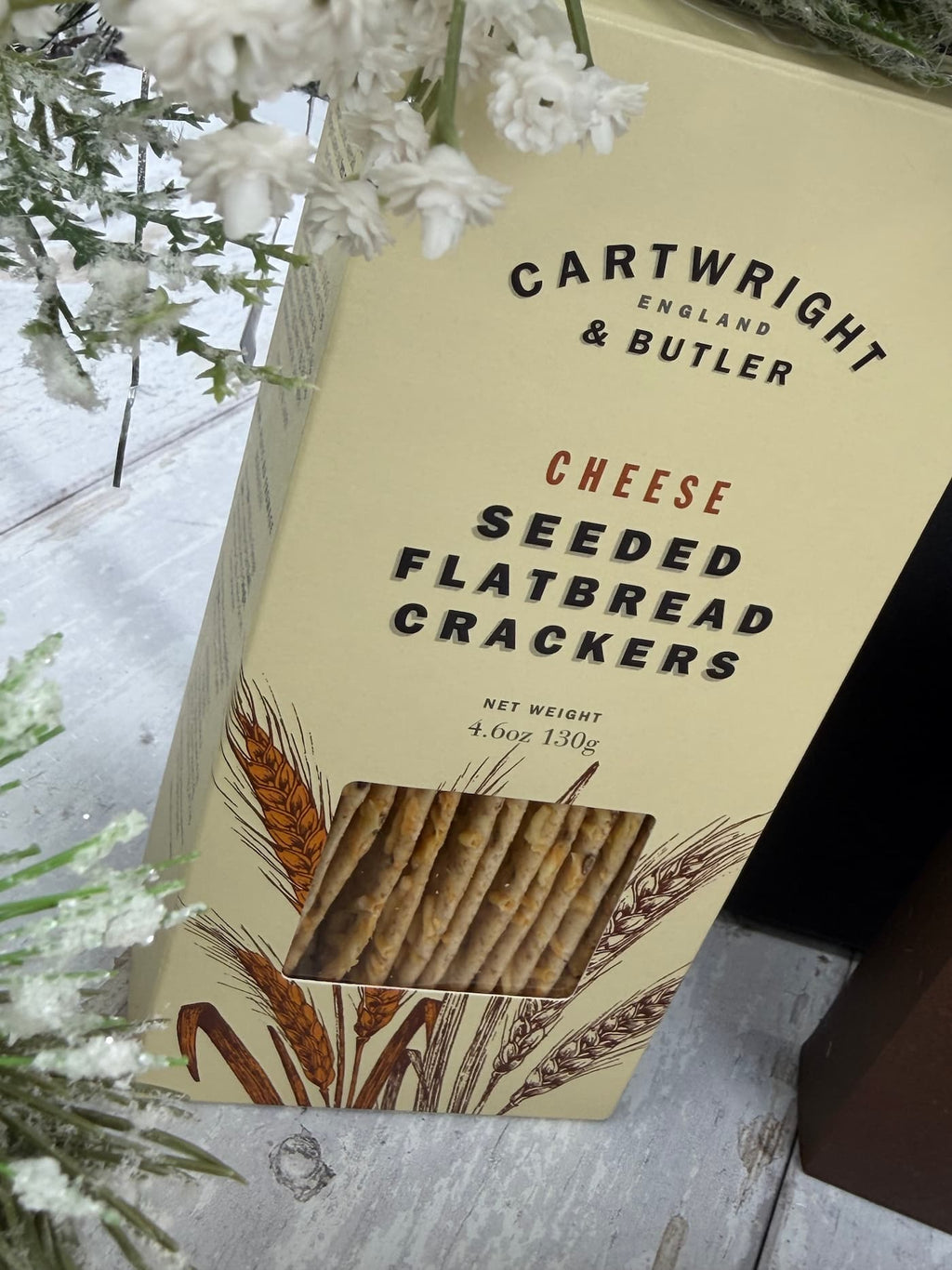 Christmas Cheese Board Gift Box with Moët Champagne