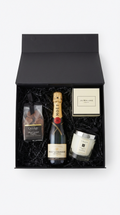 luxury corporate gift box with moët champagne and jo malone